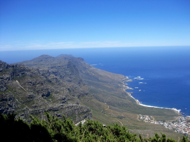 beauty in nature, cape point, horizon over water, horizon, no people, tranquility, day, beach, land, vista, scenics - nature, 1080P, south africa, blue sky