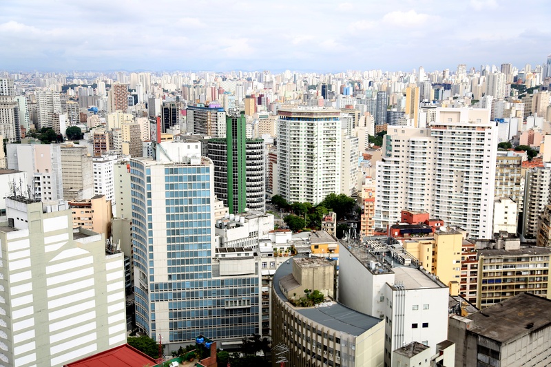 brazil, architecture, downtown District, aerial photography, photography, high, tourist point, residential district, office building exterior, crowded