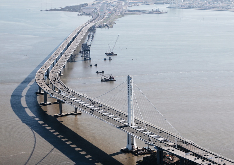 travel destinations, high angle view, san francisco, outdoors, california, pacific, cars, bay, 2K, ocean, oakland, connection, new, old, busy, architecture