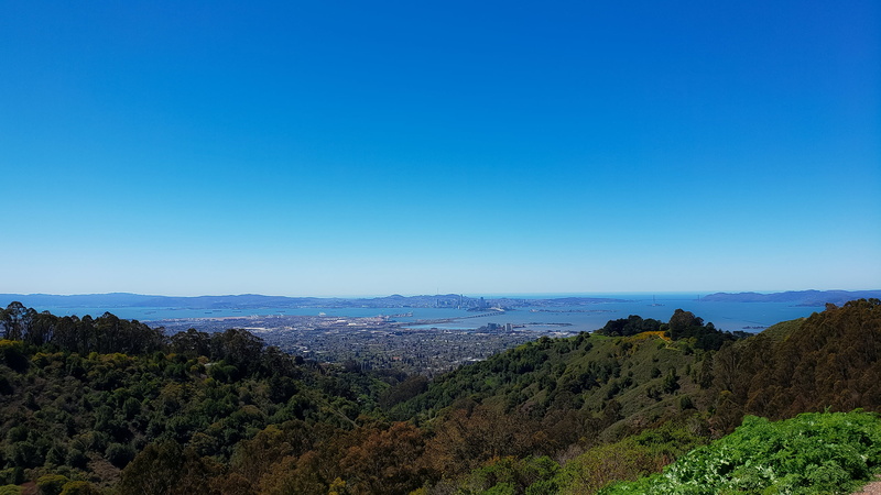 San Francisco Bay, clear sky, bay, Golden Gate Bridge, Tilden Park Berkeley California, 2K, San Francisco-Oakland Bay Bridge, city