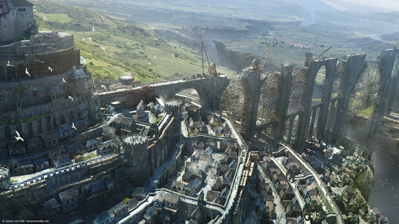 Medieval, 1080P, Fantasy, Construction, City, Bridge