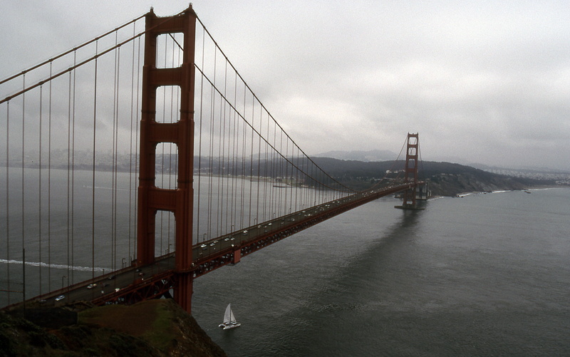 nature, bay, marin headlands, engineering, cloud - sky, connection, bridge - man made structure, sky, bay of water, golden gate, 4K, travel, long, california
