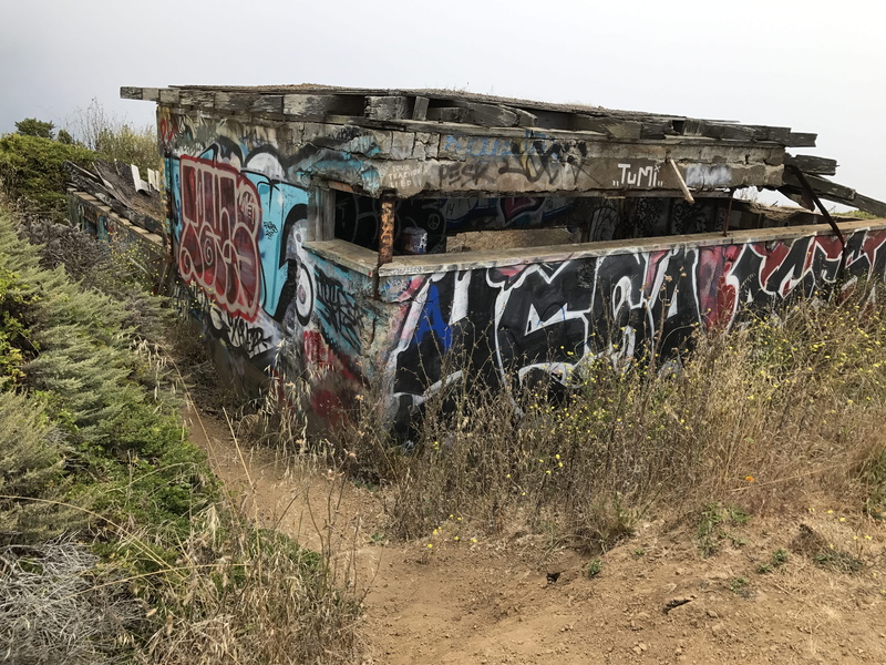 rail transportation, united states, san francisco, marin headlands, ruins, wall, 4K, distressed building, grass, deterioration, transportation, mode of transportation