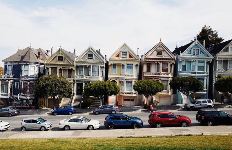 pink ladies, united states, street, california, 5K, transportation, row house, day, travel, no people, building, plant, outdoors, built structure, nature