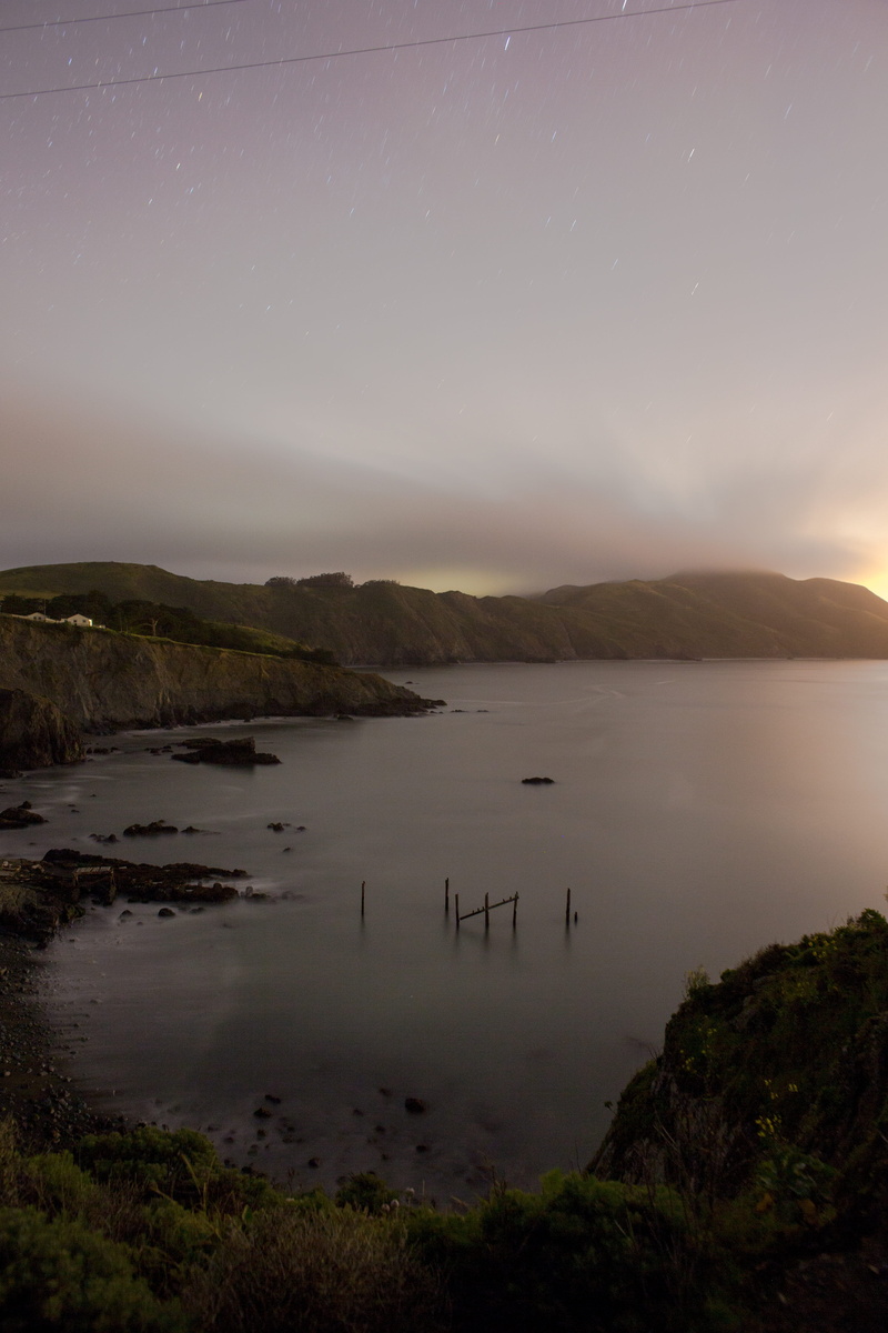star - space, 5K, cliff, night, sky, no people, wooden post, non-urban scene, mountain, scenics - nature, cloud - sky, outdoors, stars, tranquility, lake