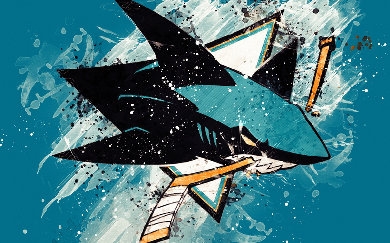 Emblem, NHL, 4K, Logo, Hockey, San Jose Sharks