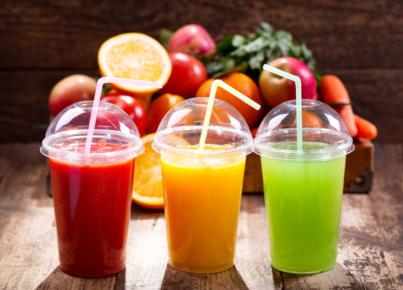 tube, juices, 4K, orange, bokeh, fruit, red, glasses, green, three