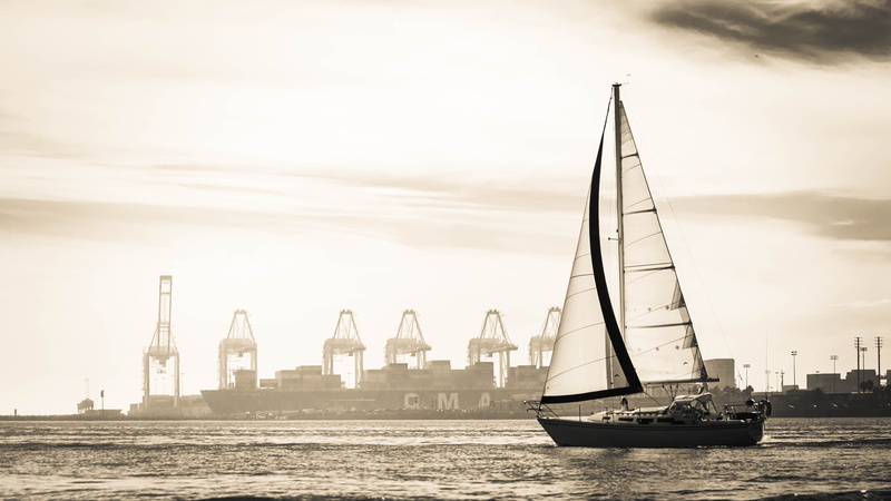 city, passenger craft, cloud - sky, built structure, sky, architecture, 4K, outdoors, cityscape, nautical vessel, transportation, yacht, nautical, body