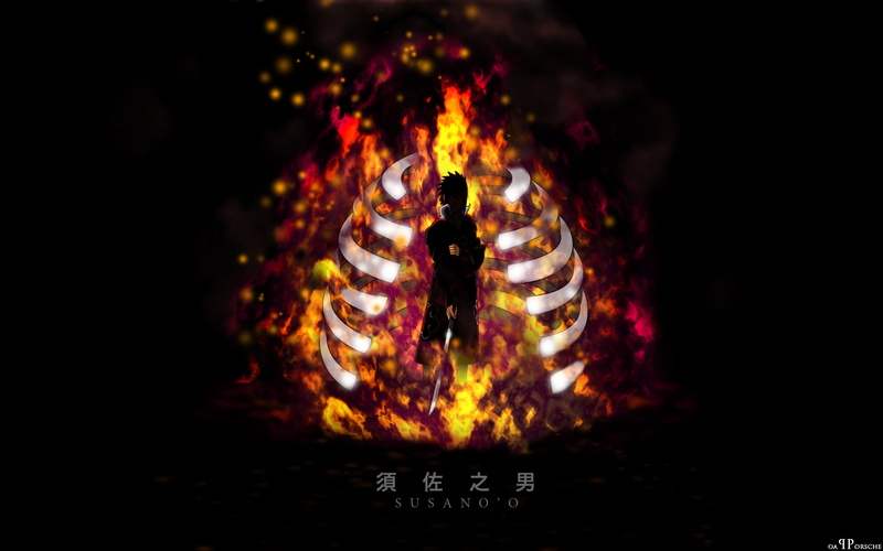 bonfire, fireplace, yellow, motion, Susano, no People, communication, night, black background, sword, flame, Sasuke, glowing, front view, fire - Natural Phenomenon