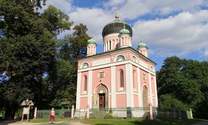 religion, alexander-newski memorial church, unesco, tree, place of worship, cross, architecture, Russian, brandenburg, aleksandrovka, no people, alexandrowka russian colony
