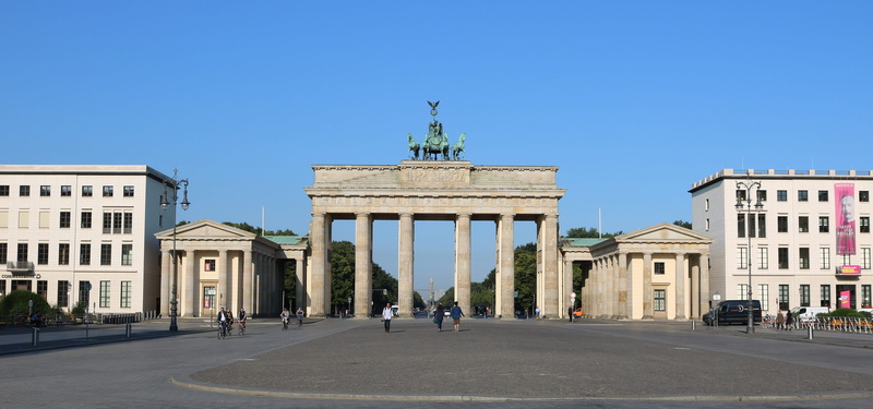 architecture, Panorama, city, neo-classical, the past, Berlin, travel destinations, quadriga, tourism, city gate, nature, built structure, clear sky, monument