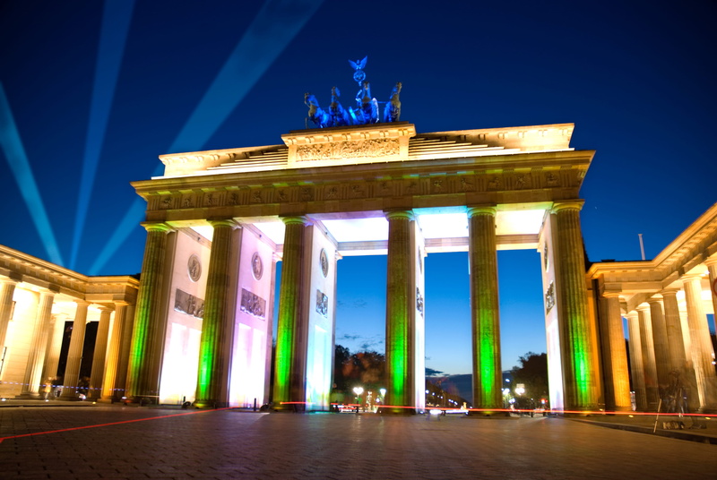 festival of lights, city gate, history, night, the past, travel destinations, gate, city, brandenburg gate, 4K, architecture, travel, architectural column