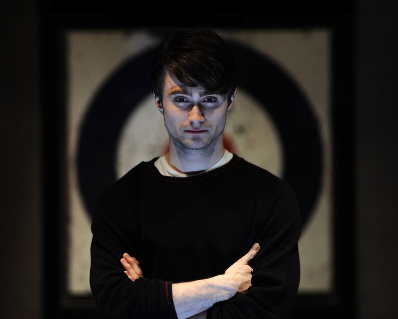 looking at camera, real people, Daniel radcliffe, adult, hairstyle, contemplation, 2K, young adult, indoors, casual clothing, glasses, mid adult, serious