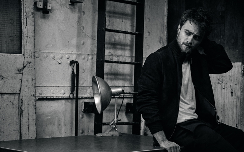 Download 3840x2400 daniel radcliffe, Bw, Background Ultra HD 4K, 4K, actor backgrounds, photo shoot, daniel radcliffe