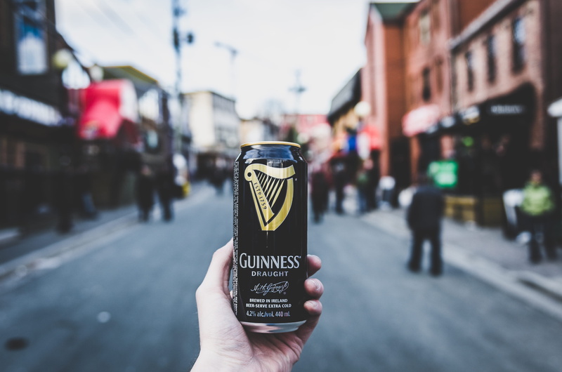 urban Scene, person, day, can, lifestyles, building exterior, people, finger, men, human hand, street, Good day, one person, city, hand, 4K, beer, business