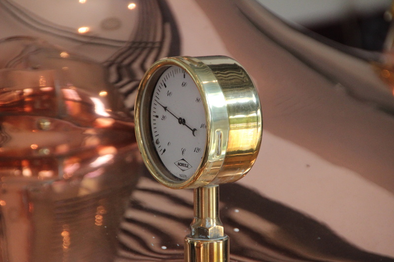 boiler, copper, clock face, glass - material, accuracy, ad, beverages, food and drink, clock, copper boiler, focus on foreground, brew, watch, no people