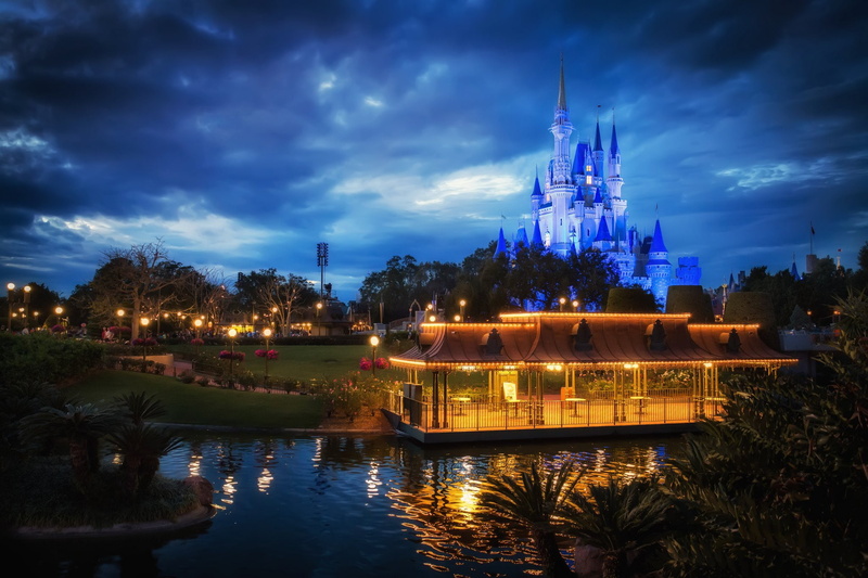 castel, towers, carousel, buildings, studio, night, offices, city walk, mickey, resort, childrens, entertainment, hotel, florida, stores, cities, floride