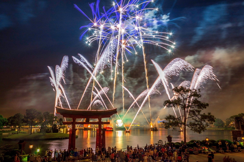 resort, towers, entertainment, orlando, offices, castel, floride, childrens, night, usa, 1080P, mickey, cities, storehouses, world, parc, disney, buildings
