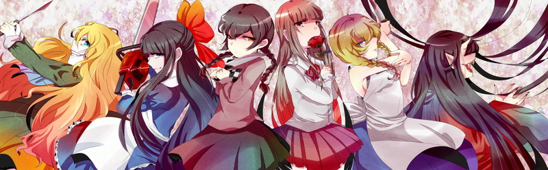 mad, madotsuki, asobi, hair, bow, oni, long, knife, yume, father, rose, flowers, braids, chainsaw, ib anime, mary, hatinoyu, i b, nikki, majo, 4K