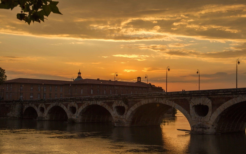 Pont, 1080P, France, Toulouse, Garonne, Neuf