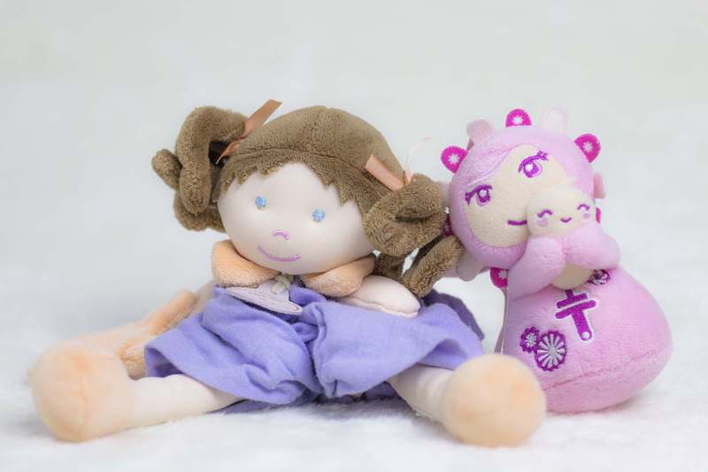 softness, human representation, cute, pilarin, white background, no people, wrist, 2K, stuffed toy, small, purple, teddy, easter bunny, toys, girl, still life