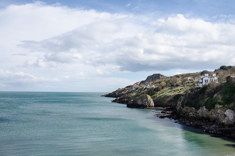 scenics - nature, idyllic, landscape, cliff, howth, rock, turquoise colored, cliffs, land, day, waterfront, ireland, coastal, water, outdoors, coast, beauty in nature