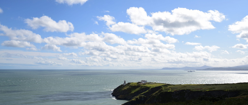 cloudscape, lighthouse, cloud - sky, sea, tranquil scene, beach, day, ireland, scenics - nature, 5K, land, dublin, water, song of the ocean, tranquility