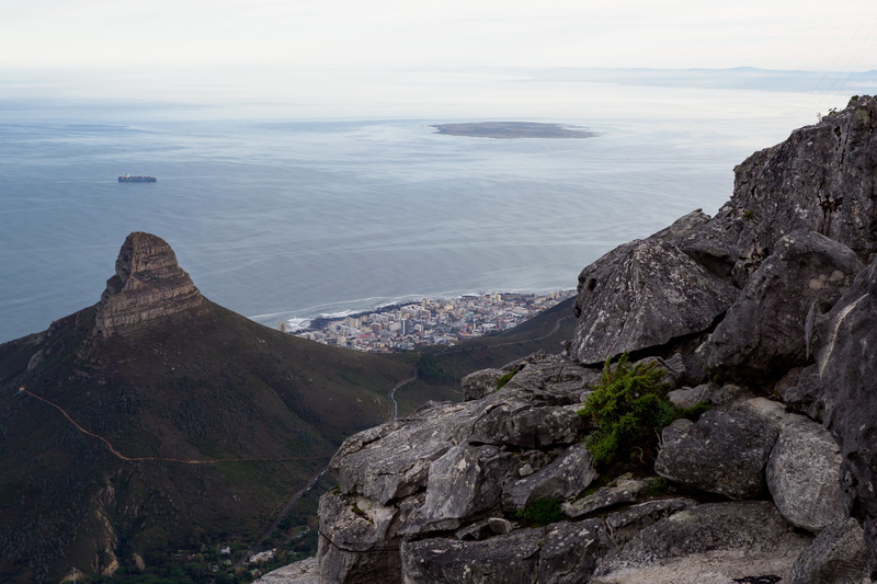 panorama, scenics - nature, landscape, eroded, mountains, no people, non-urban scene, land, tranquil scene, table mountain, travel, robben island, stone