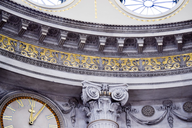 dublin city hall, travel destinations, dublin, gold, travel, art and craft, history, decoration, design, dome, city, the past, clock face, town hall, indoors