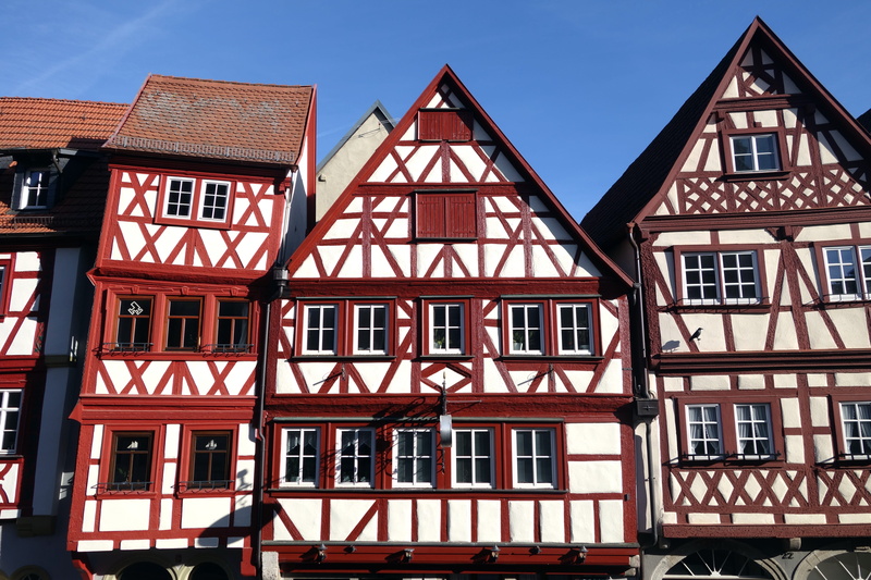 half-timbered house line, home, sunlight, building exterior, luxury, built structure, outdoors, fachwerkhaus, city, truss, nature, building, red, 5K, facade
