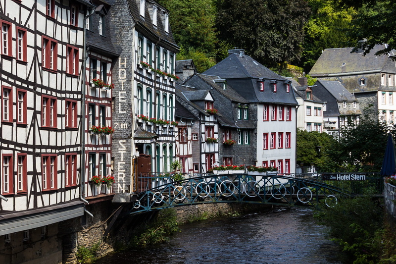 day, historic buildings, architecture, building, built structure, arch bridge, living space, germany, nature, waterfront, concrete, building exterior, windows