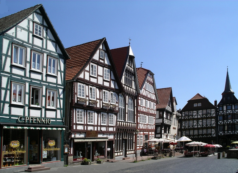 sky, city, choir tour, nature, parasols, half-Timbered, famous Place, germany, copy space, historically, no people, row house, building, window, old town