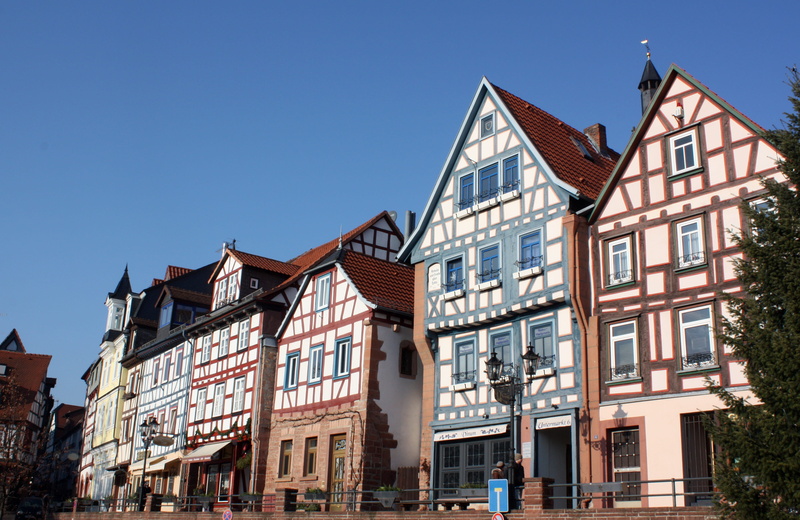 Gelnhausen, europe, history, fachwerkhäuser, built Structure, outdoors, window, main-kinzig circle, truss, city, no people, 4K, home, residential Building