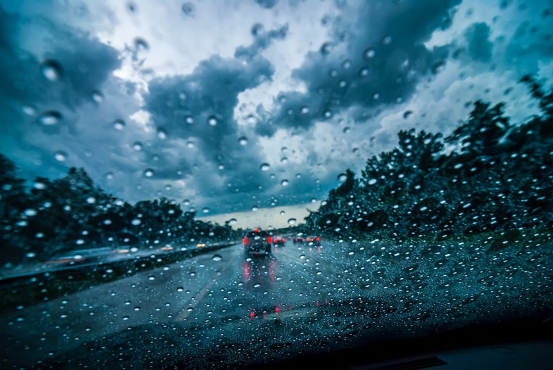 drops, light, dramatic sky clouds, vehicle interior, driving, mode of transportation, motor vehicle, drama, one person, water, raindrop, cargo, rain, highway