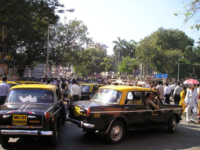 taxi, men, real people, road, sedan, india, people, city, land vehicle, nature, black, mumbai, tree, transportation, near, group, incidental people, day