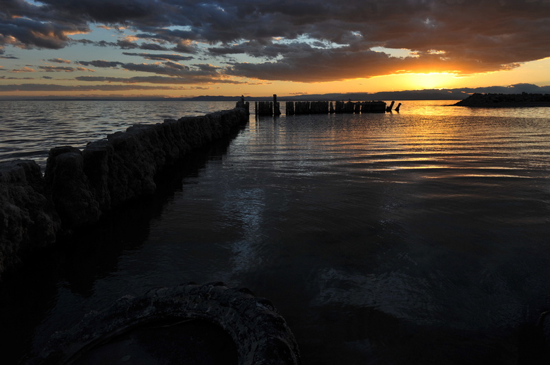 dusk, beauty in nature, dawn, rock, sky, dock, 4K, non-urban scene, port, outdoors, rock - object, nature, sunrise, california, sunlight, water, tranquil scene