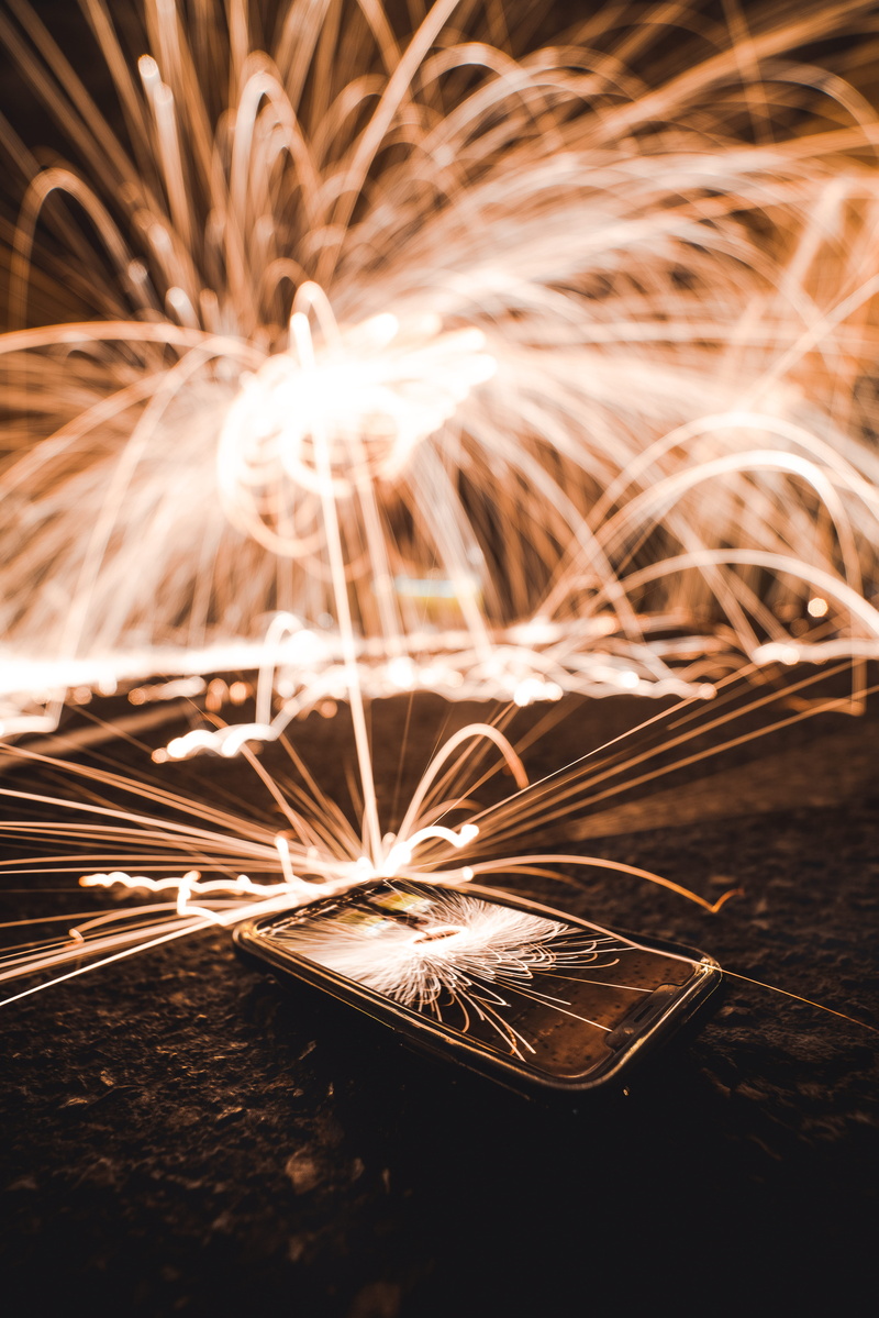 glowing, outdoors, close-up, iphone, 8K, celebration, arts culture and entertainment, ashes, lima region, motion, iphonex, blurred motion, longexposure