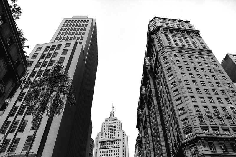 building, downtown, modern, financial district, spire, outdoors, landscape, brasil, tall - high, nature, travel, urban, vale do anhangabau, skyscraper