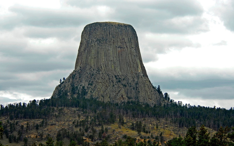 diablo, torre, unidos, 1080P, estados, naturaleza, del