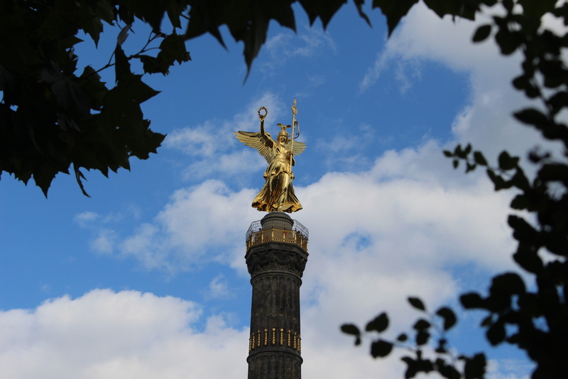 berlin, siegessäule, skyscraper, human representation, representation, sculpture, germany, art and craft, explore, angel, architectural column, monument