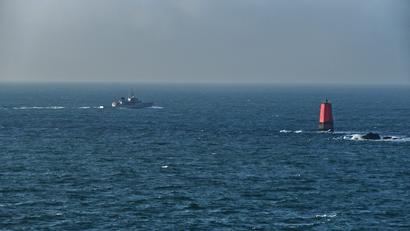 48 place saint-tanguy, battleship, lighthouse, horizon, safety, sky, military, architecture, mode of transportation, boat, ship, outdoors, mer, france