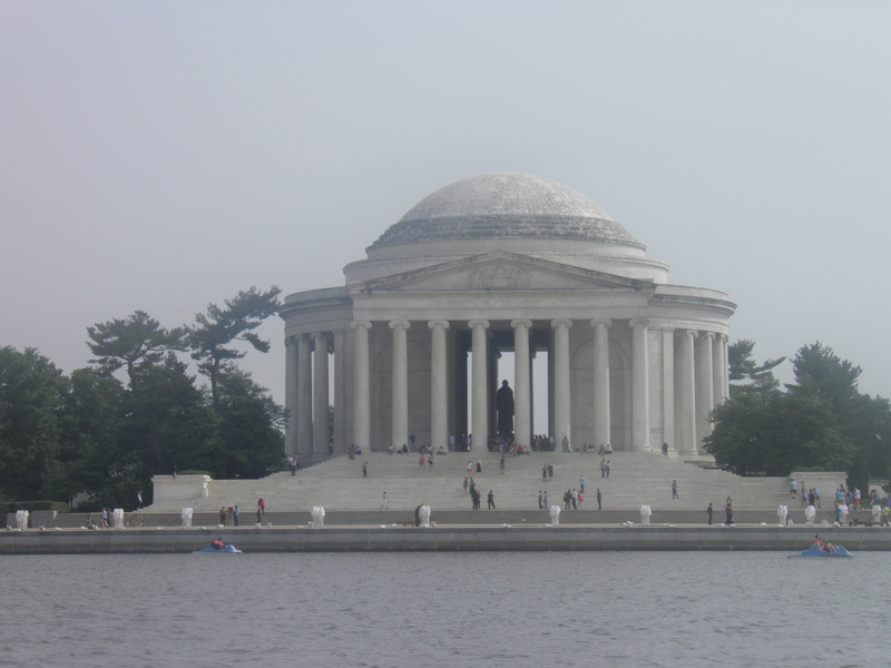 water, tourism, clear sky, sky, travel, architecture, plant, united states, group of people, tidal basin, travel destinations, day, waterfront, history