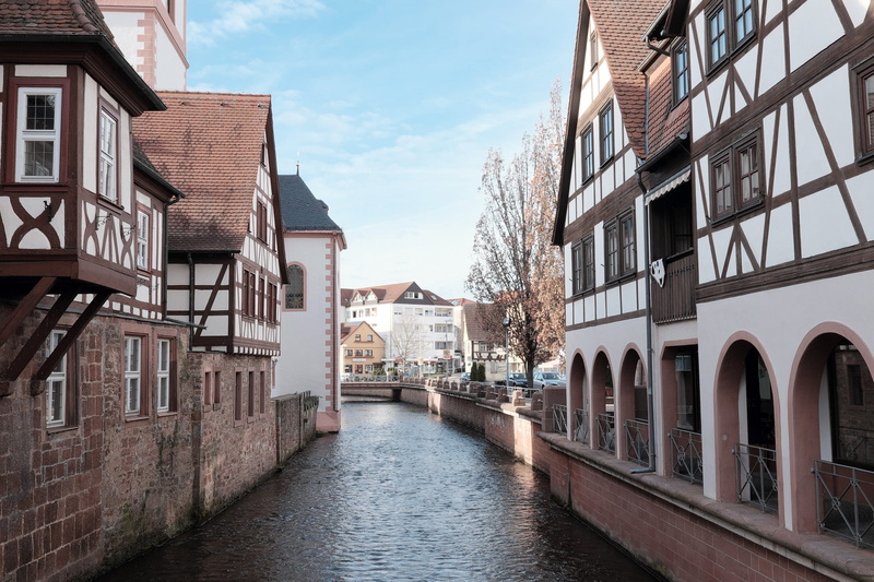 building, architecture, romantic, residential district, no people, odenwald, outdoors, hesse, long, window, city, city view, erbach, waterfront, old town