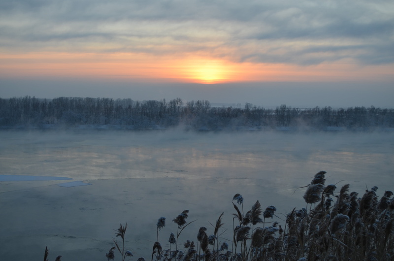 snow, non-urban scene, leann, scenics, blue, fog, nature, scenics - nature, cold, no people, beauty in nature, cloud - sky, tranquil scene, 2K, siberia