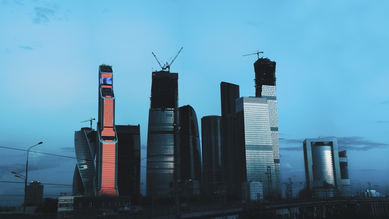 moscow, office, style, early, russia, built structure, architecture, 2017, glass, nature, street, structure, machinery, business, cityscape, sky, skyscraper