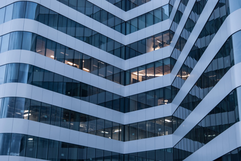 multistory building, office building, apartment, facade, building, 4K, city, pattern, window, structure, business, modern building, day, skyscraper, full frame