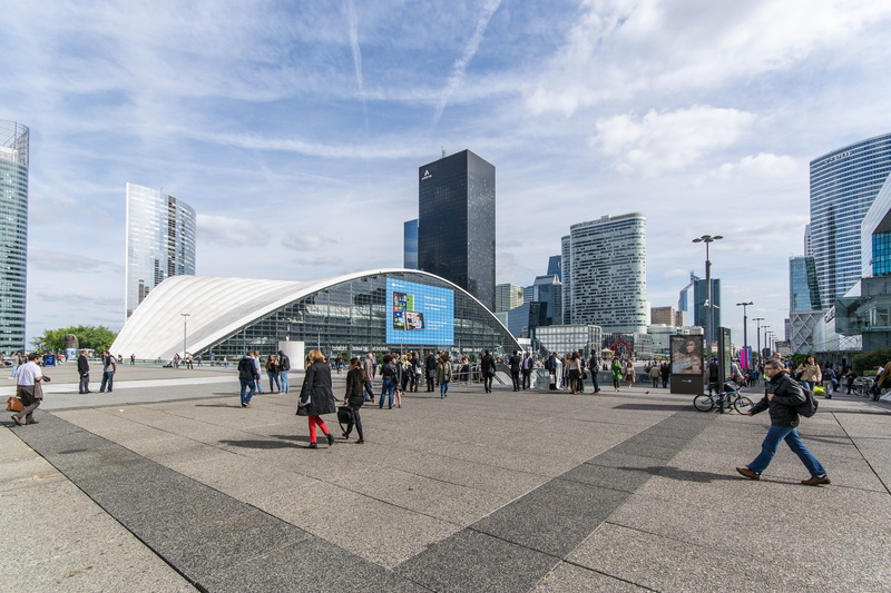 day, sky, large group of people, men, paris, adult, city, tall - high, lifestyles, cityscape, modern, building, crowd, outdoors, architecture, women, office building exterior
