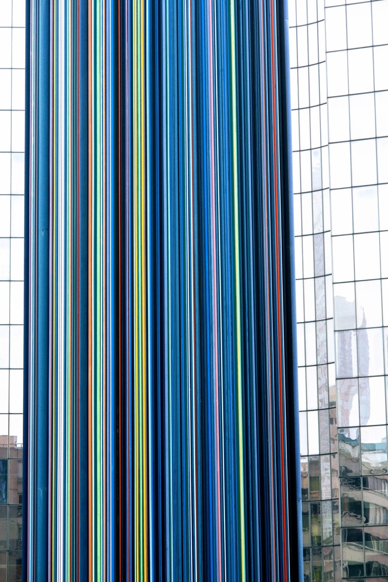 office, window, full frame, pattern, office building exterior, blue, city, architecture, no people, built structure, la defense, facade, close-up, glass - material