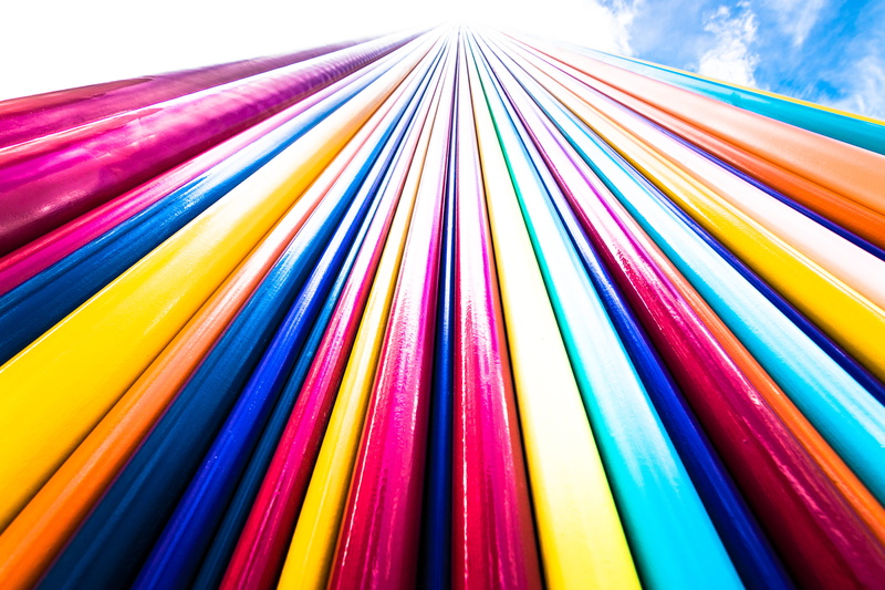 pencil, variation, pattern, no people, multi colored, stripes, creativity, in a row, backgrounds, la defense, france, indoors, choice, paris, arrangement