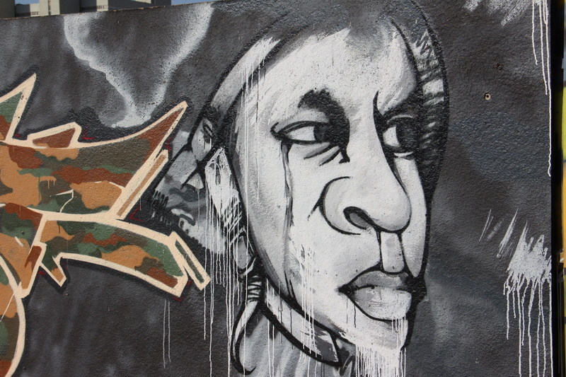 charcoal art, representation, creativity, newtown, male likeness, graffiti, south africa, mural, wall - building feature, painted, female likeness, art and craft